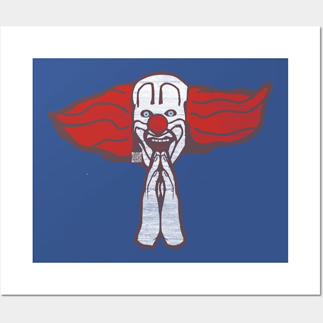 Imabega-u-now Clown Wall Art by JSnipe